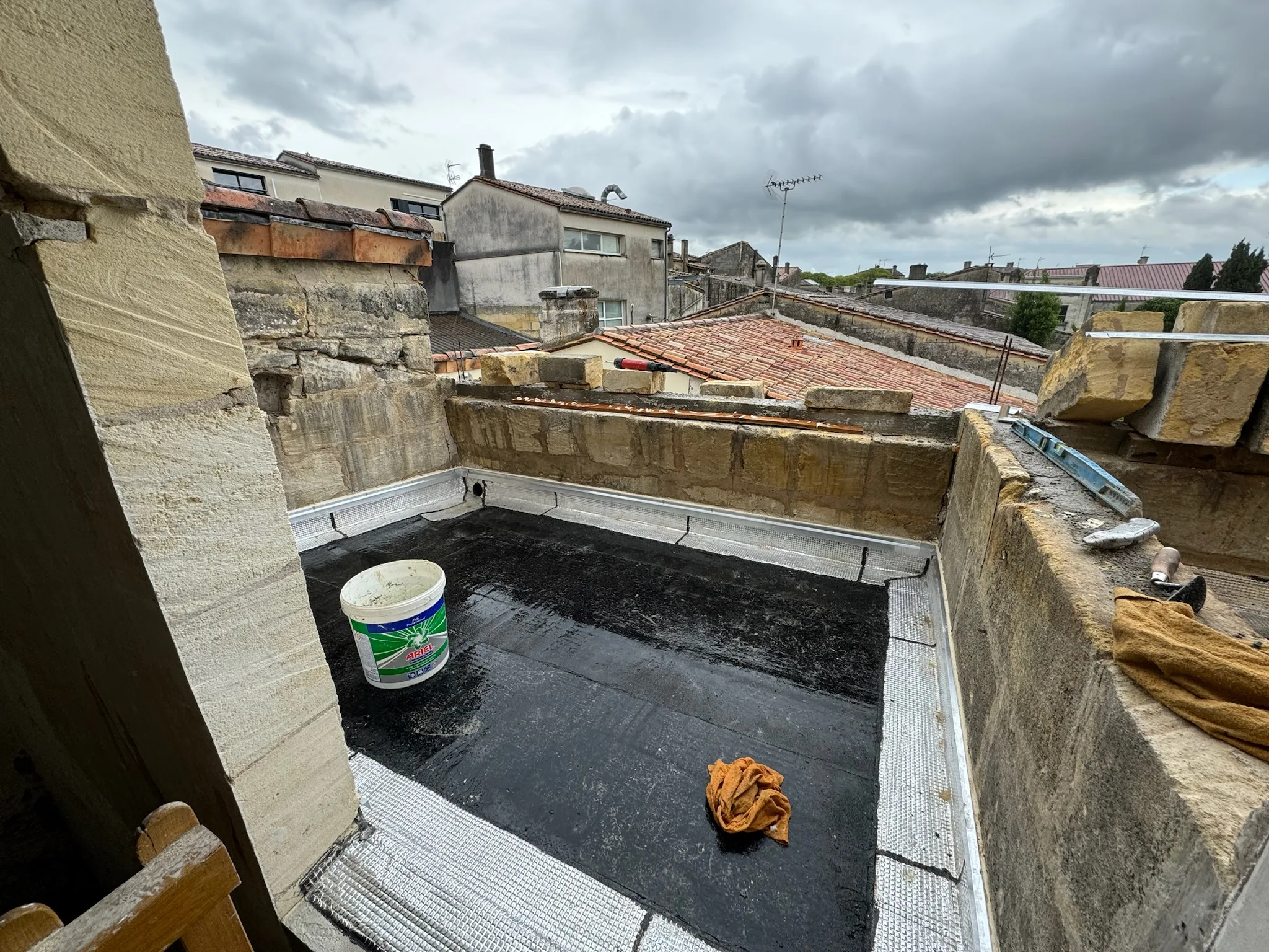 Étanchéité de la terrasse
